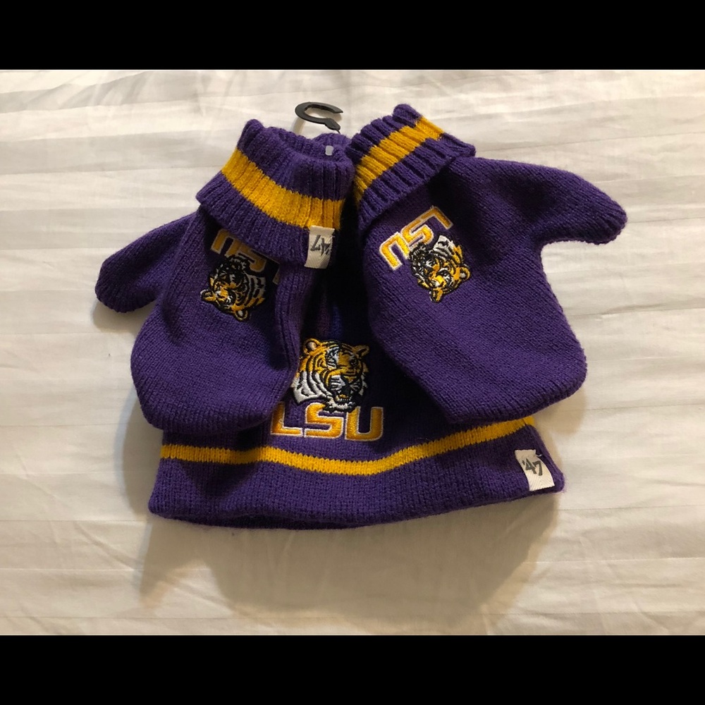 47 Brand LSU Infant Hat & Mittens